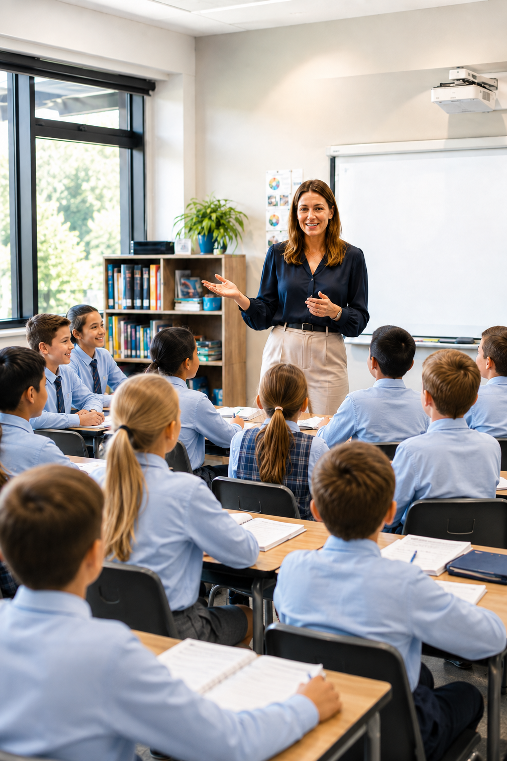 Teacher managing daily classroom operations in Academyship